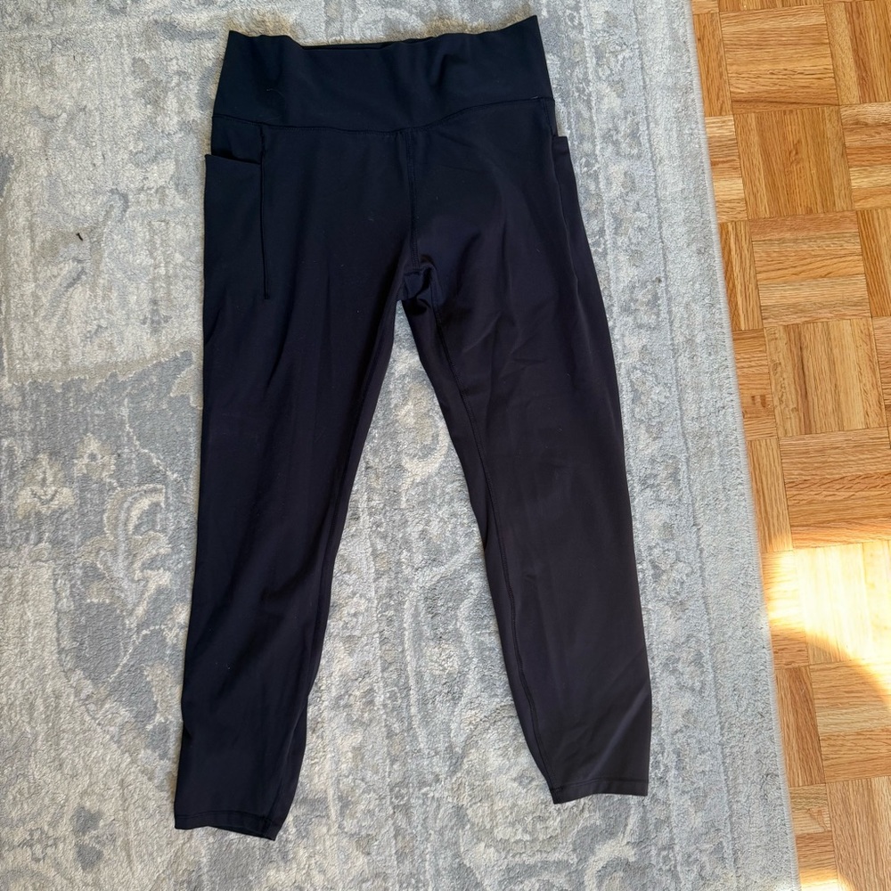 Spyder Black leggings with pockets size L